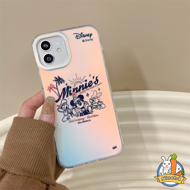 IPHONE Casing Kompatibel Untuk Iphone14 13 12 11 Pro Max X Xr Xs Max8 7 6 Plus SE 2020 Mewah Laser Fashion Shockproof Phone Case Akrilik Silikon Soft Case Lensa Full Melindungi Penutup Belakang