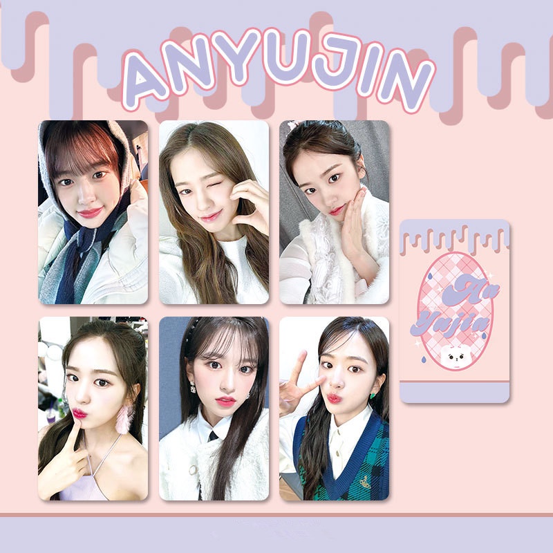 6-7pcs/set IVE Indah Photocards LIZ REI LEESEO WONYOUNG YUJIN GAEUL Lomo Kartu Kpop Postcards Collection