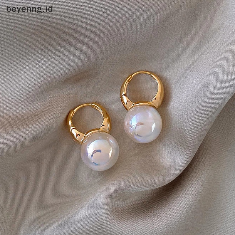 Beyen Fashion Wanita Manik-Manik Anting Fashion Telinga Gesper Ear Clasp Hoop Earrings Perhiasan ID