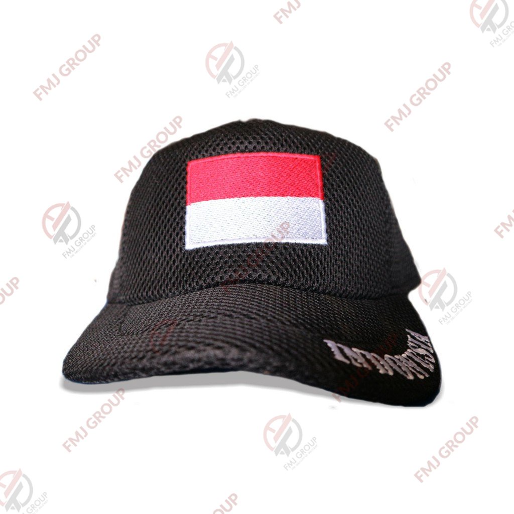 Topi pria AD_Tatical origin_Topi LOGO BENDERA FMJ GROUP