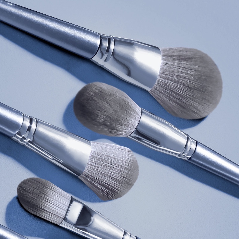MAANGE 14pcs Makeup Brush Set First Sight Silver Makeup Brushes Face Makeup Brushes 1414