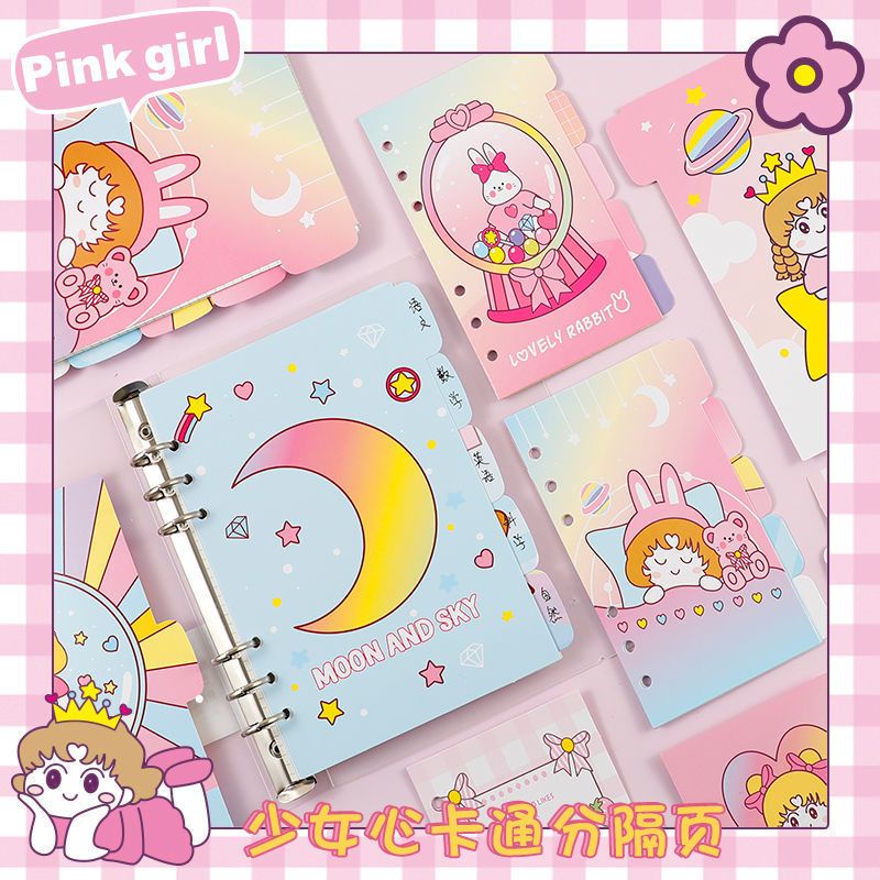 

Pembatas Binder 6 Ring A5 A6 Lucu - Index Binder [thehanscorner] 2