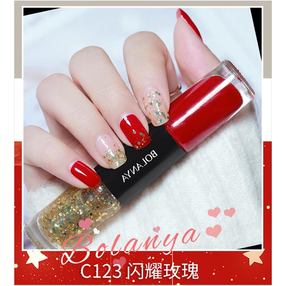 PART2 BOLANYA NAIL POLISH  KUTEK WARNA DUA SISI