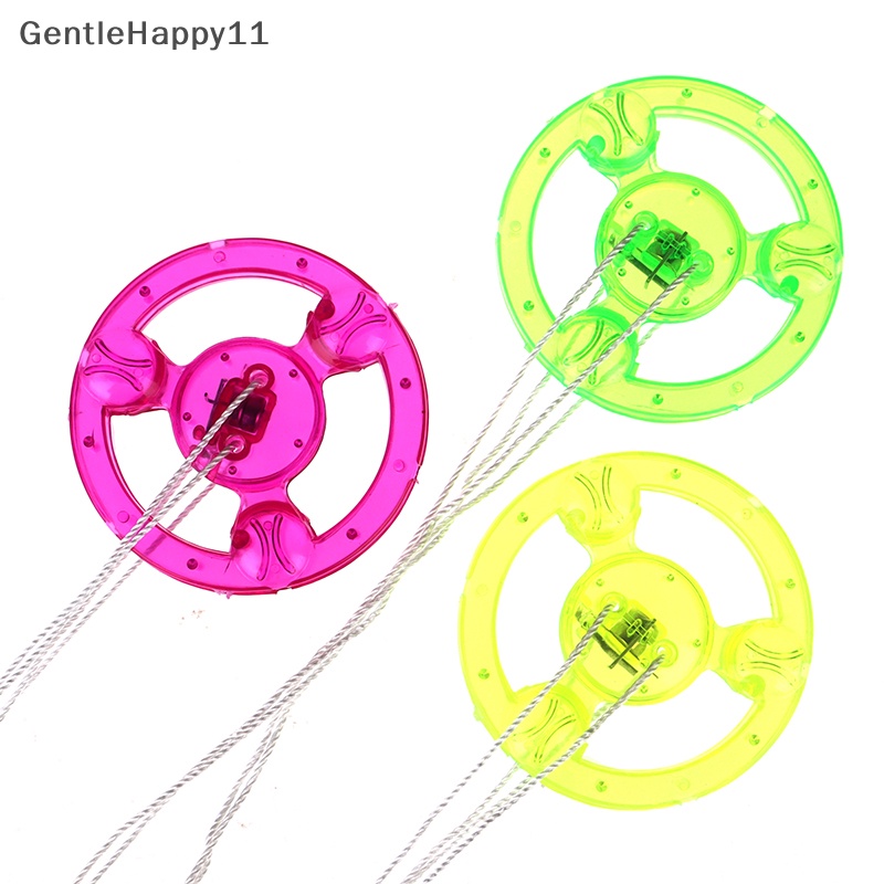 Gentlehappy Flash Pull Line Led Flywheel Whistle Mainan Klasik Kreatif Untuk Hadiah Anak id