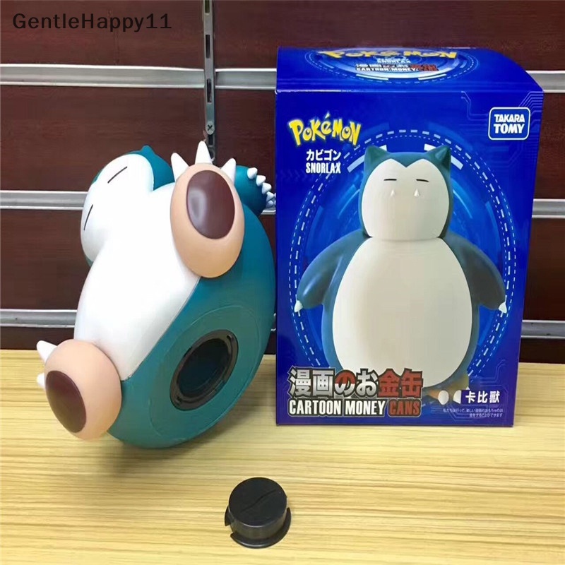 Gentlehappy Kotak Uang Pokemon Snorlax 2pose Figure Standing Sitg Celengan Tabungan Pot id