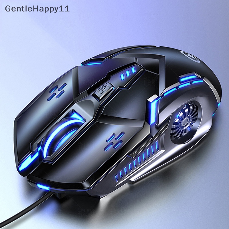 Gentlehappy Mouse Laser Untuk PC Gamer Mouse Gaming Mouse Ergonomis Dengan LED Backlit USB Mice id