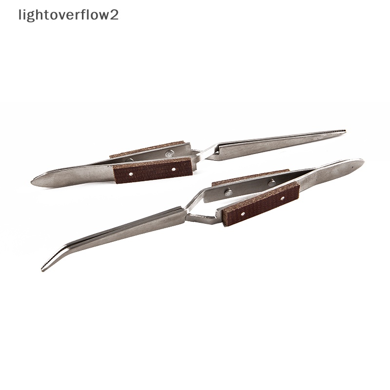 [lightoverflow2] Stainless Steel Cross Lock Pinset Penutup Diri Perhiasan Solder Craft Repair [ID]