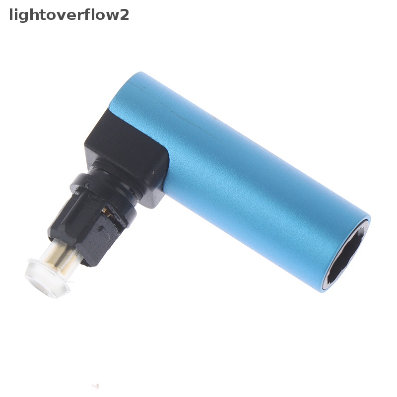 [lightoverflow2] Sudut Kanan Digital Optik Audio SPDIF Toslink Adaptor Optik 90derajat [ID]