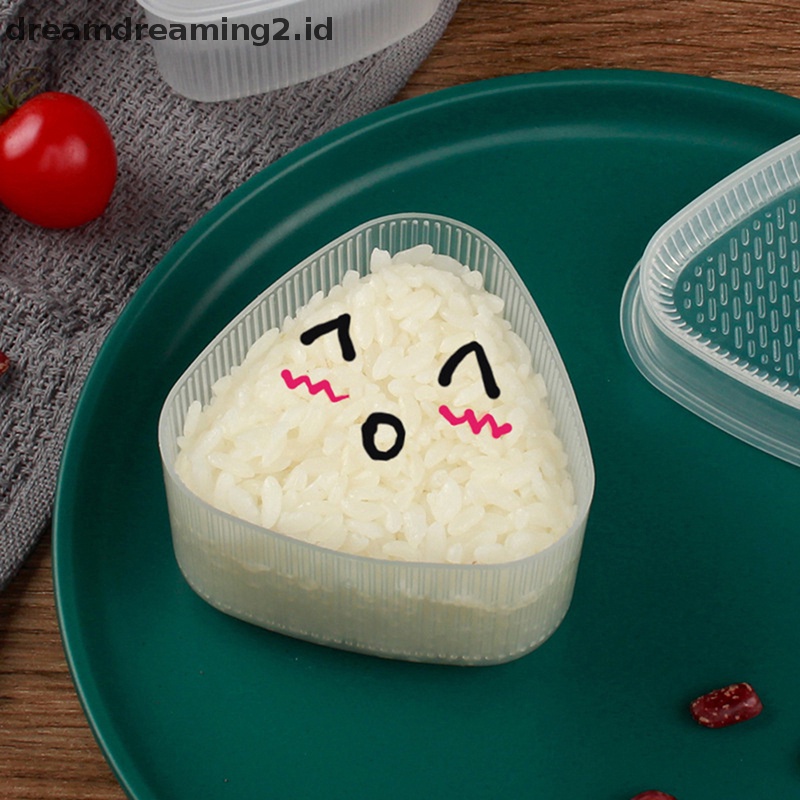 (drea) 1pce/set Cetakan Sushi Rice Ball Bentuk Hewan Lucu Love Jepang Kotak Dapur//