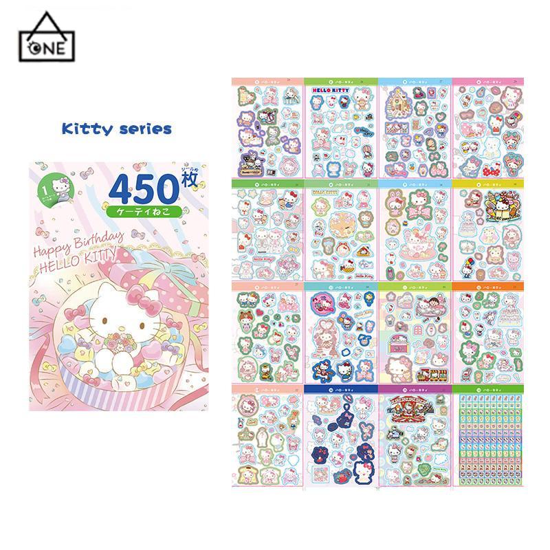 COD❤️450pcs Stiker Kuromi Waterproof Kartun ekorasi DIY Sanrio MELODY CINNAMOROLL Purin-A.one