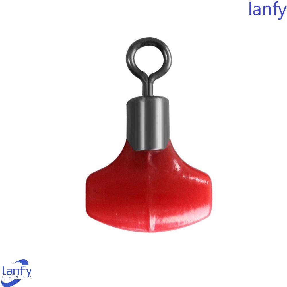 Lanfy Konektor Pancing Klip Slider Hook Tackle Aksesoris Sambung Zig Pulley Fishing Gear Clip Slider Luminous Blocking Bead