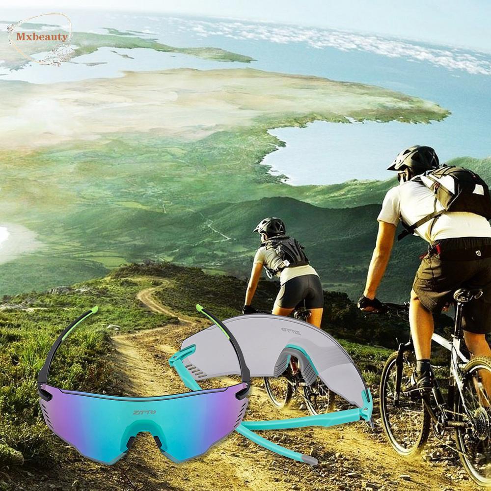 Mxbeauty Bersepeda Kacamata MTB Gunung Sepeda Jalan Sepeda Kacamata Perlindungan Olahraga Sepeda Polarized Lensa Kacamata