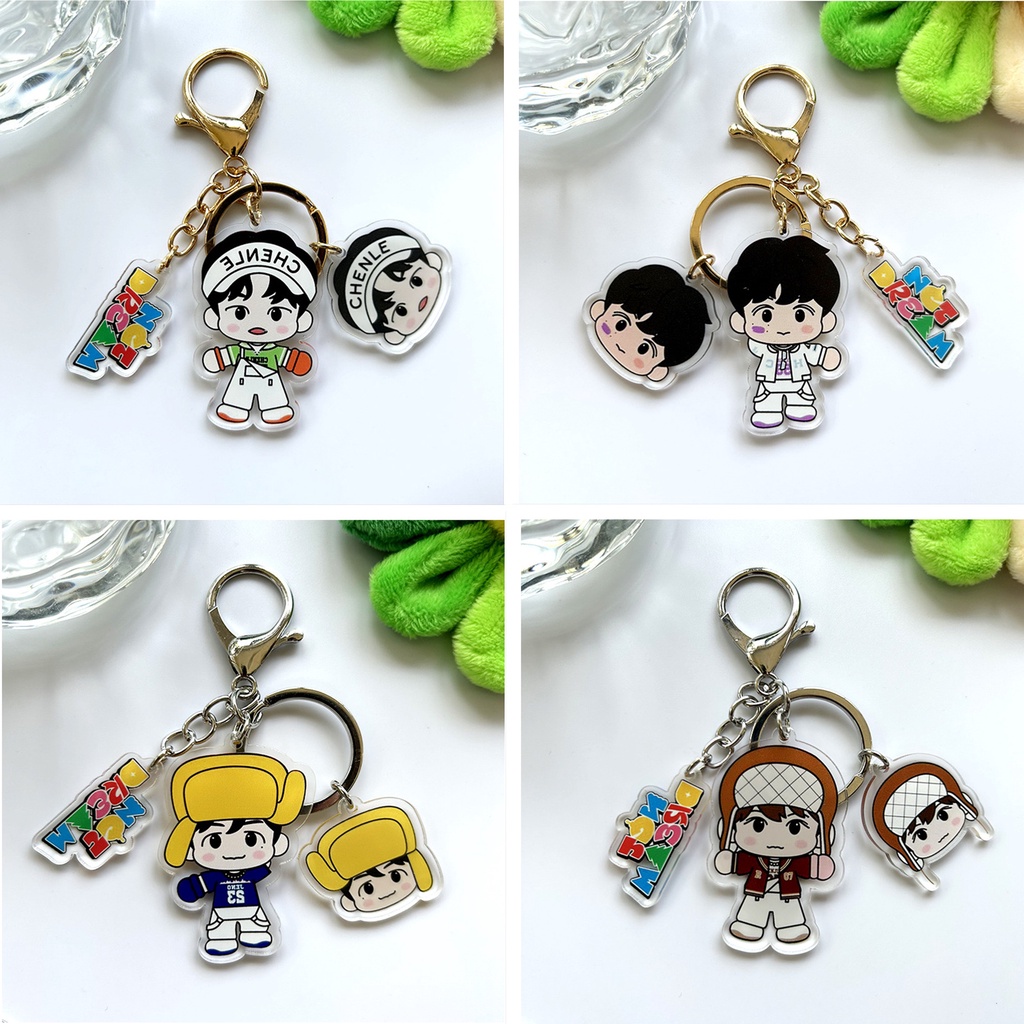 1pc Gantungan Kunci Akrilik Permen NCT DREAM NCTDREAM Kartun Figure Key Ring Gantung