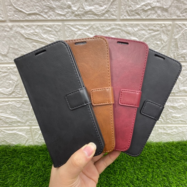 For Oppo Reno 3 Pro Flip Wallet Leathear Case Kulit Dompet Blumoon For Oppo Reno 3 Pro