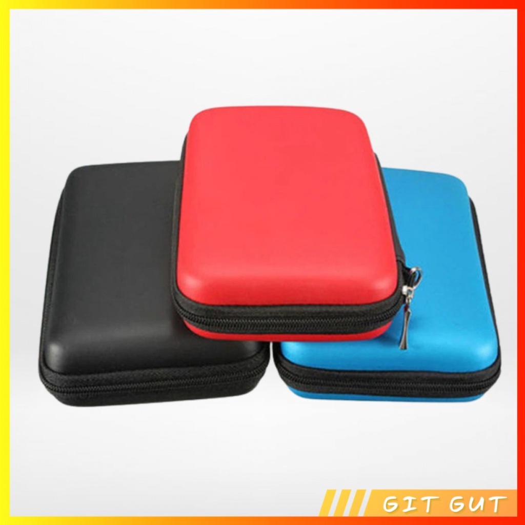 Pouch Nintendo Old New 3DS XL LL - Dompet Travel Bag Hard Case Storage