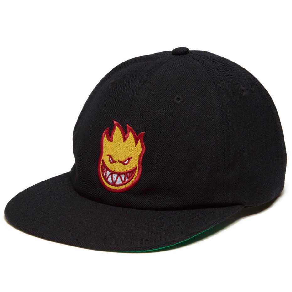 Spitfire Lil Bighead Strapback Hat Black Red Gold