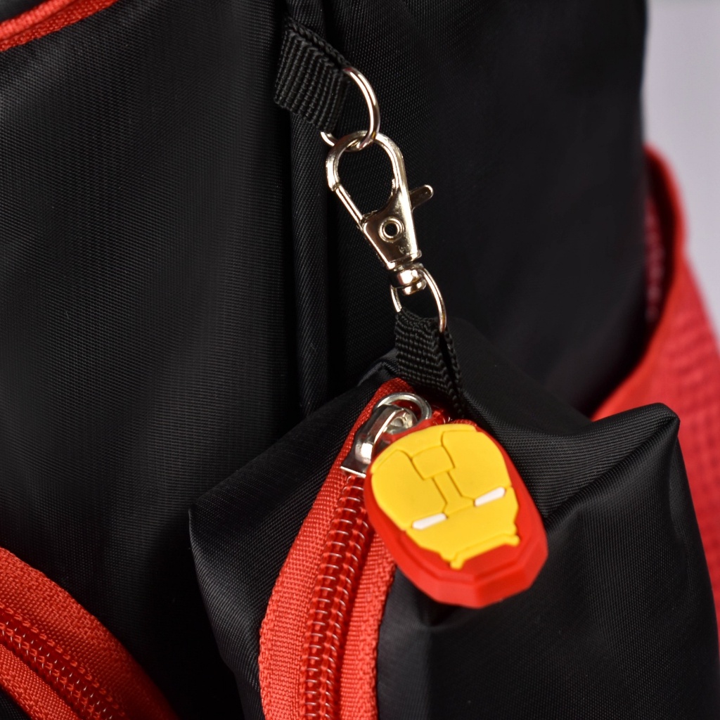 Tas Anak Sekolah Cartoon 2229 Laki Laki SD Import Bahan Premium Karakter Superhero (Batman,Captain,Ironman,Spiderman) Timbul 6D Tebal Gratis Kotak Pensil