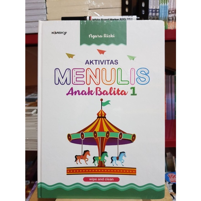 BUKU Aktivitas Menulis Anak Balita - Board Book