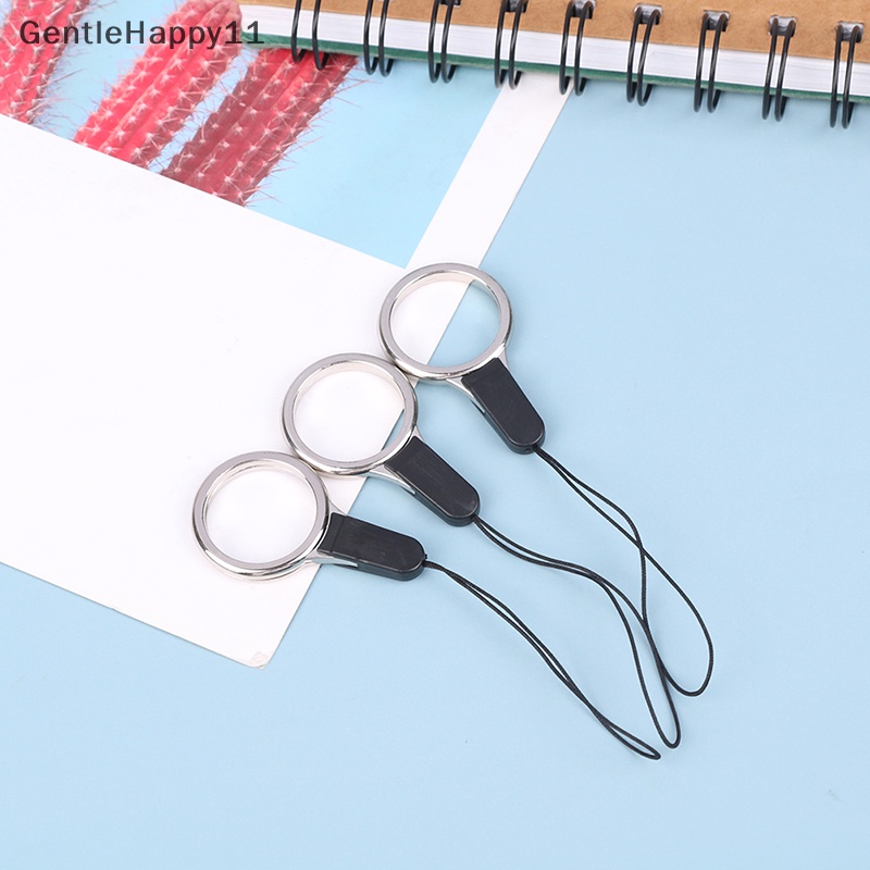 Gentlehappy 5Pcs Ponsel Jari Cincin Pemegang Lanyard Fashion Smartphone Tali Aksesori id