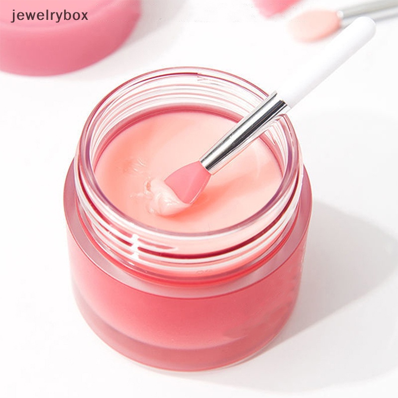 [jewelrybox] 3pcs Silicone Lip Balms Lip Mask Brush Dengan Sucker Penutup Debu Makeup Brushes Boutique