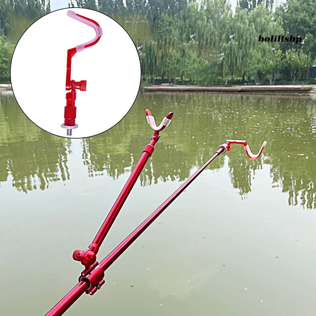 Bo-stand Tiang Sudut 8MM Interface Kiri Kanan Adjustable 180derajat Rotatable Fish Pole Holder Untuk Outdoor