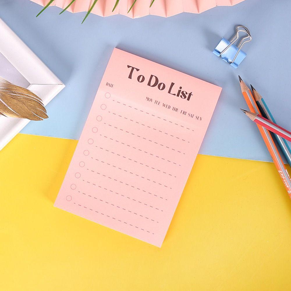 Lanfy To Do List Sticky Pad Disiplin Diri Check It Weekly Daily Planner Siswa Alat Tulis Sekolah Kantor Perlengkapan Studing Planning Jadwal Notepad