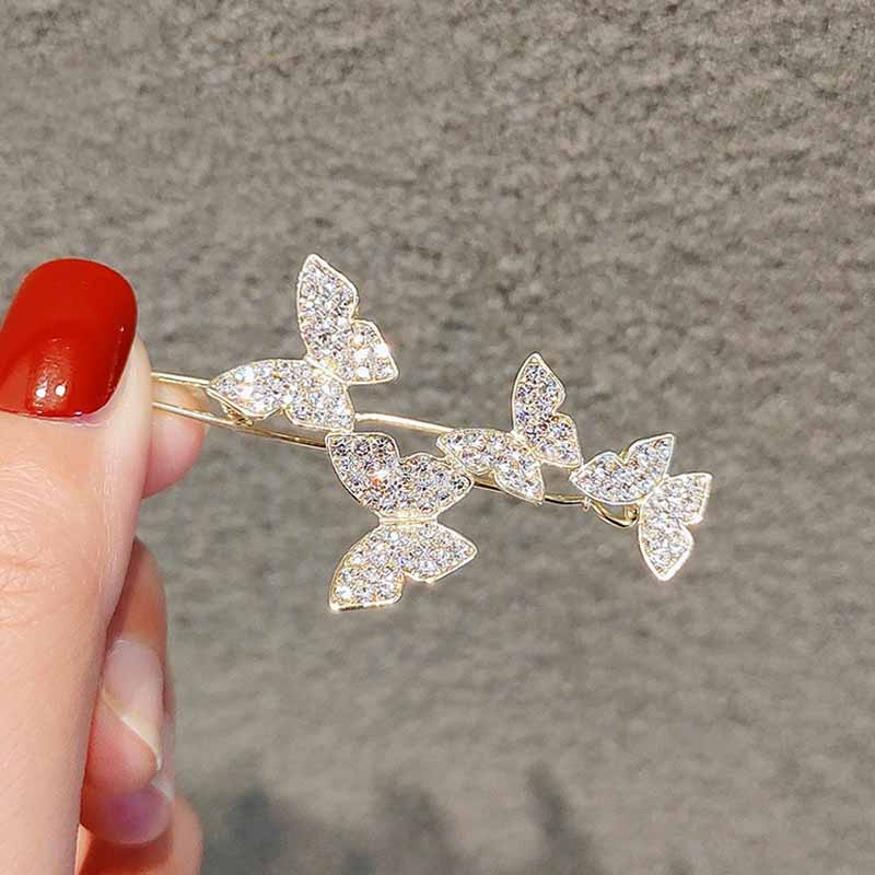 Jepit Rambut Butterfly,Hairpin Elegance Shining,Untuk Korea Fashion - SG