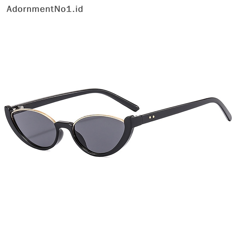 [AdornmentNo1] Kacamata Hitam Fashion Mata Kucing Untuk Wanita Minimalis Sunglasses Travel Eyewear [ID]