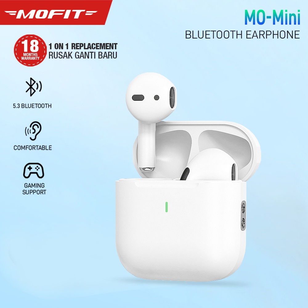 MOFIT MO Mini Wireless Headset Earphone Bluetooth 5.3 TWS Earbuds Basshead