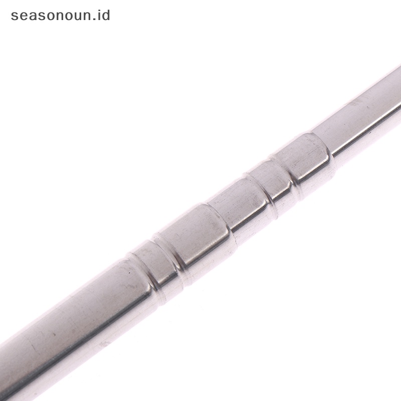 Seasonoun Professional touch 1meter head telescopic flagpole stainless Profesor pointer.