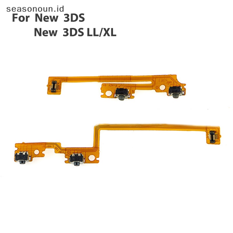 Seasonoun L R ZR ZL Tombol Pita Saklar Kabel Fleksibel Untuk 3DS Baru 3DS XL/LL.