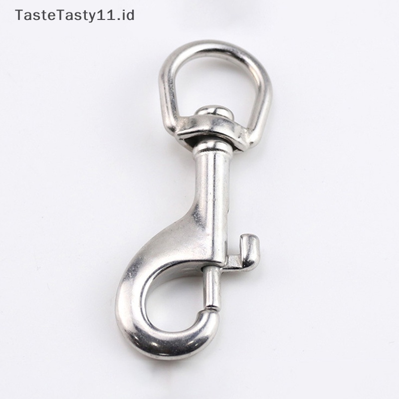 Tastetasty Dive Bolt Snap Hook Single Ended Hook Buckle Stainless Steel Klip Kait Snap Putar Untuk Aksesoris Alat Bagian Selam Scuba.