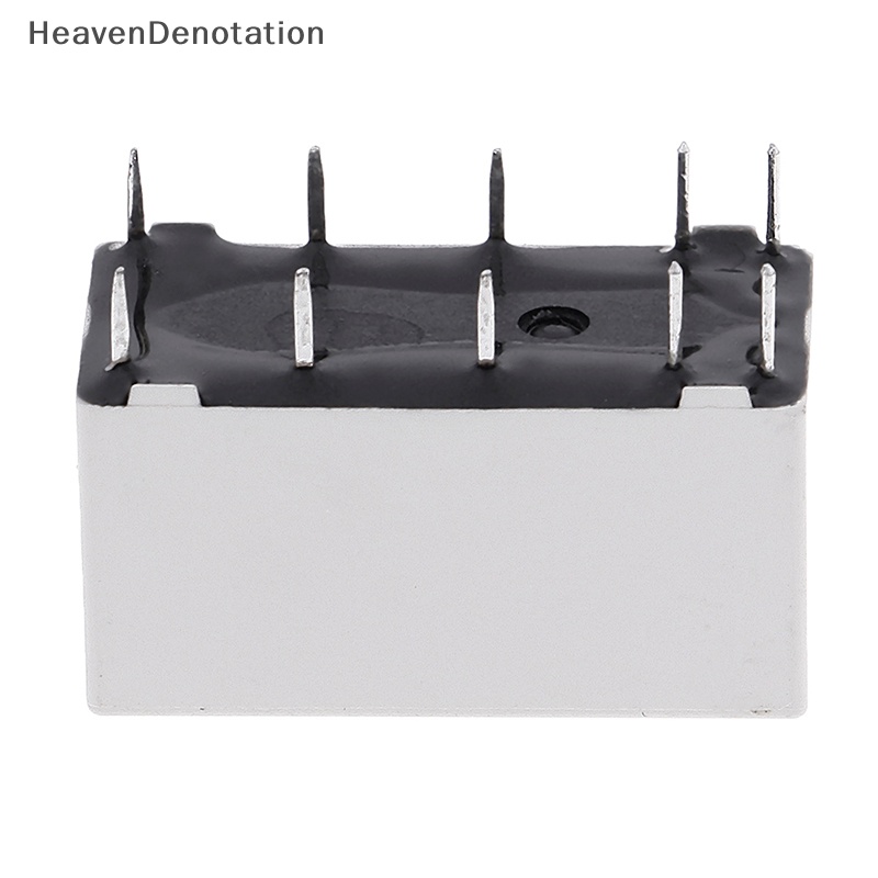 [HeavenDenotation] 5v coil bistable latching relay DPDT 30VDC 2A 1A 125VAC HFD2/005-S-L2-D realy HDV