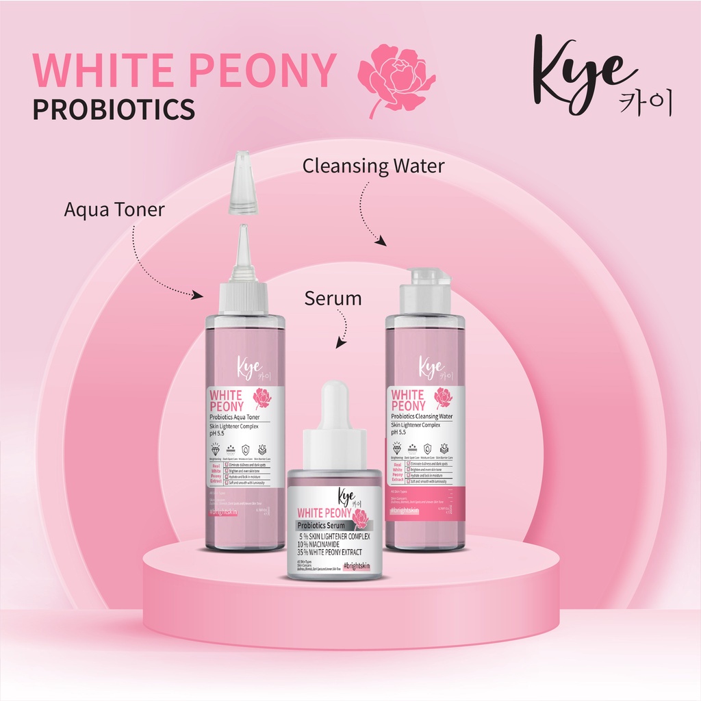 Kye - White Peony Probiotics Cleansing Water - 200ml Bottle