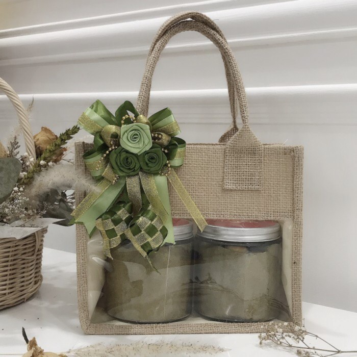 

[GG] Jute bag goni burlap hampers - Tanpa pita