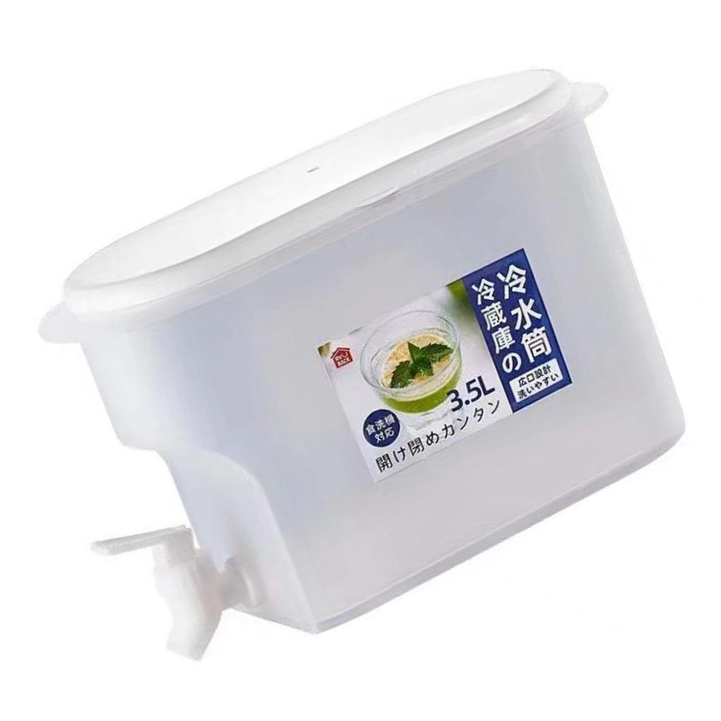 35l Freezer Water Jug Kulkas Air Dingin Botol Teh Transparan Minum Beer Kettle Dengan Tap Pot Home Bar Kitchen