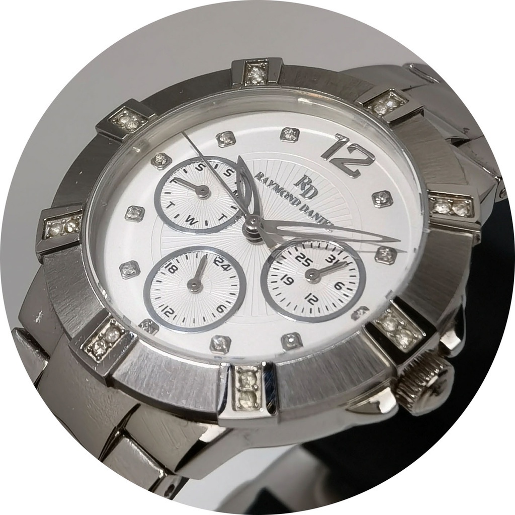RAYMOND DANIEL RD 224  Jam Tangan Wanita Stainless Steel Original