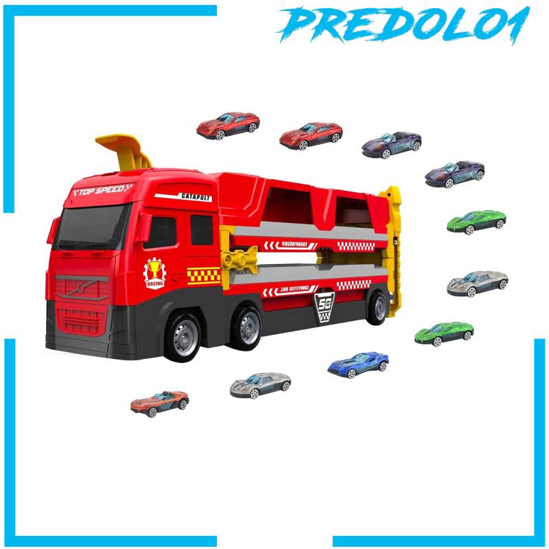 [Predolo1] Hauler Launch Vehicles Play Set Interaktif Lipat Untuk Hadiah Ulang Tahun Dengan6