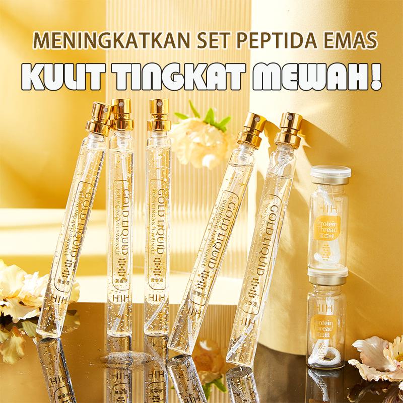 HIH skincare 7 paket  ukiran benang protein  anti kerut beautycare Mengangkat  Mengencangkan  Hidrasi Garis   Protein  Peptide beauty skin Set Serum