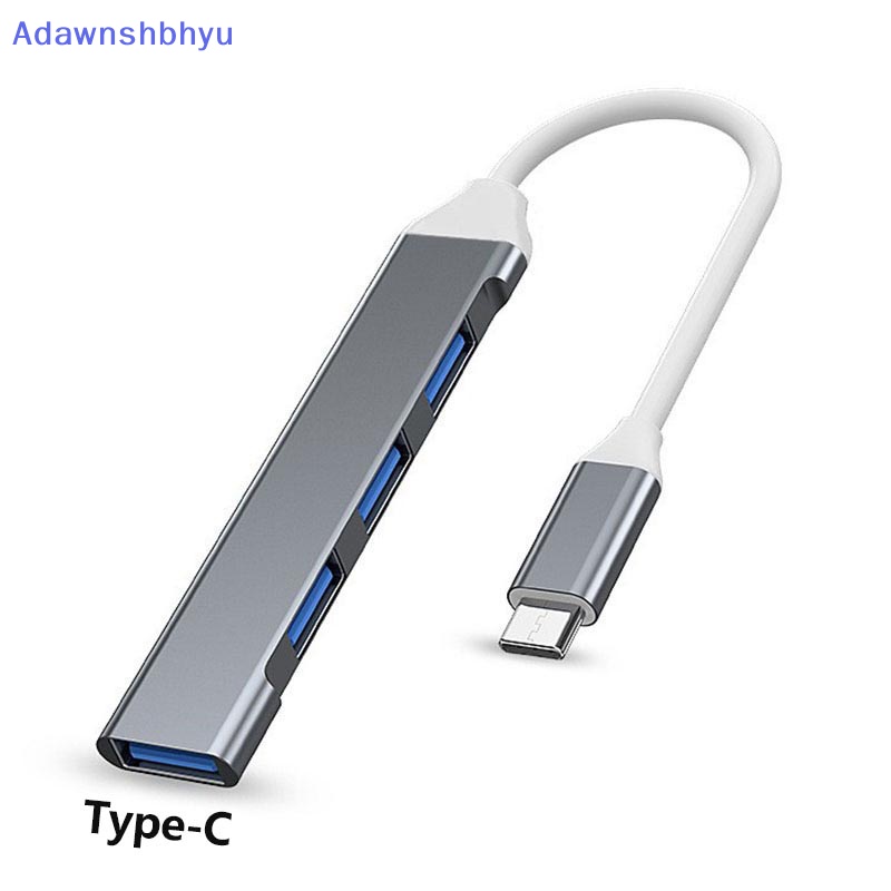 Adhyu USB C HUB 3.0 Tipe C 3.1 4port Multi Splitter Adapter OTG Untuk PC Komputer ID