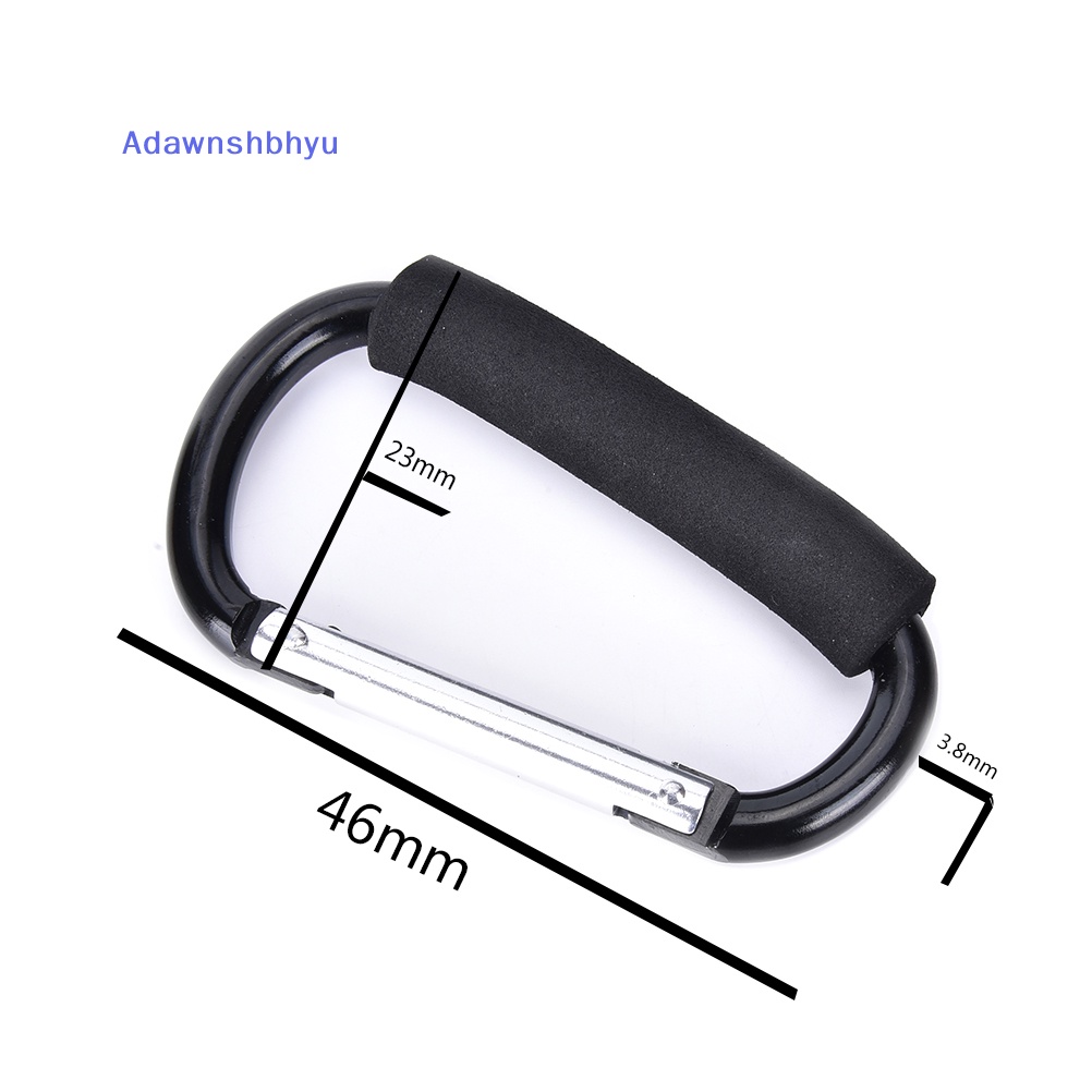 Adhyu Pram Pushchair Shopping Bag Hook Carabiner Besar D Ring Buggy Mummy Clip ID