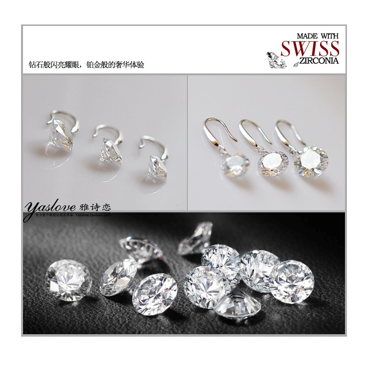 Goldkingdom Aksesoris Perhiasan Fashion Ready Stock Kristal Versi Korea Dari Anting Perhiasan Populer