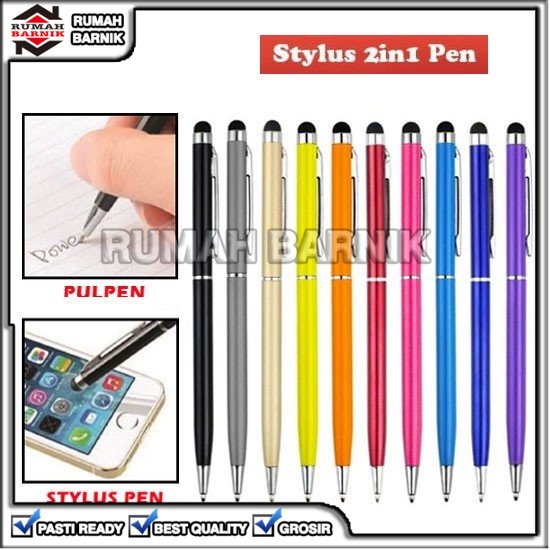 

[RB] ALAT TULIS PULPEN BALLPOINT BOLLPOINT AJAIB STYLUS 2 IN 1 TOUCHSCREEN PENA SENSITIVE TABLET SMARTPHONE