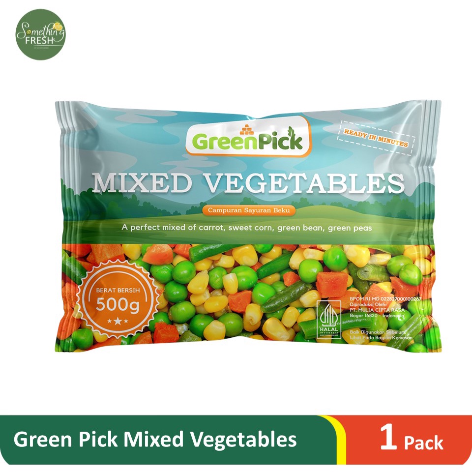 

Mixed Vegetable Greenpick 500gr