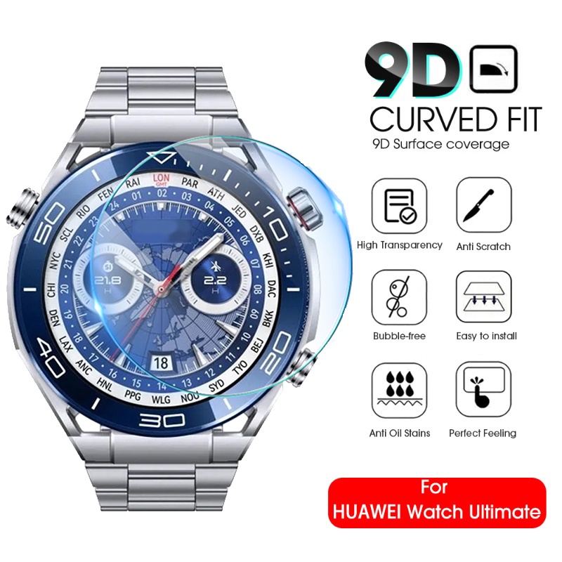 Hd Tempered Glass Film Untuk HUAWE Watch Ultimate/Watch Film Full Screen Anti Gores Film Perlindungan Sidik Jari