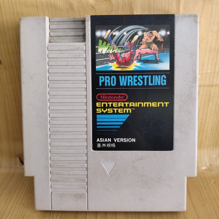 Kaset Catridge Nintendo NES Pro Wrestling Original