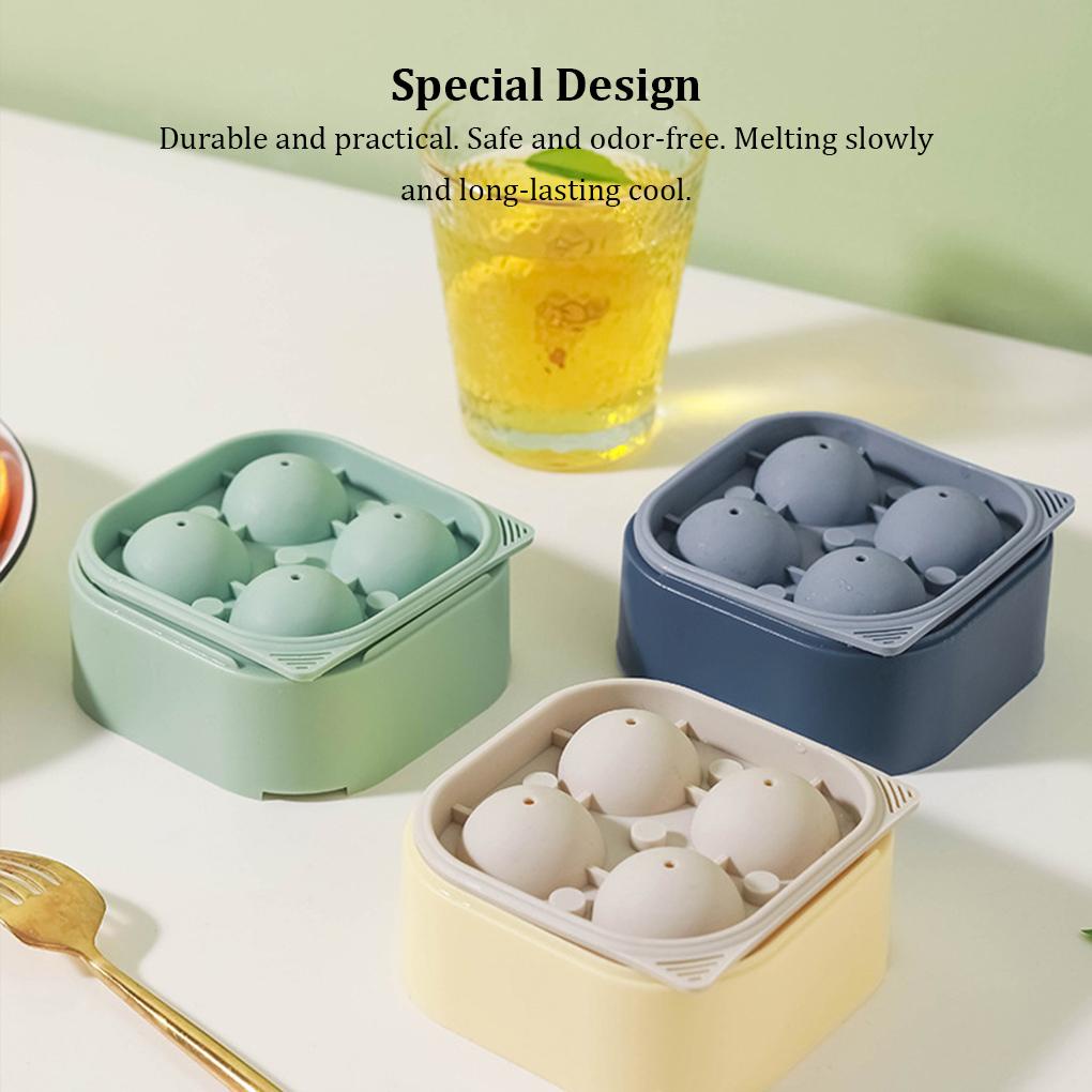 Silikon Pembuat Es Batu Bola Cetakan Freeze Making Tray Mudah Dilepas Rongga Dapat Digunakan Kembali Untuk Peralatan Pesta Bar Rumah Tools