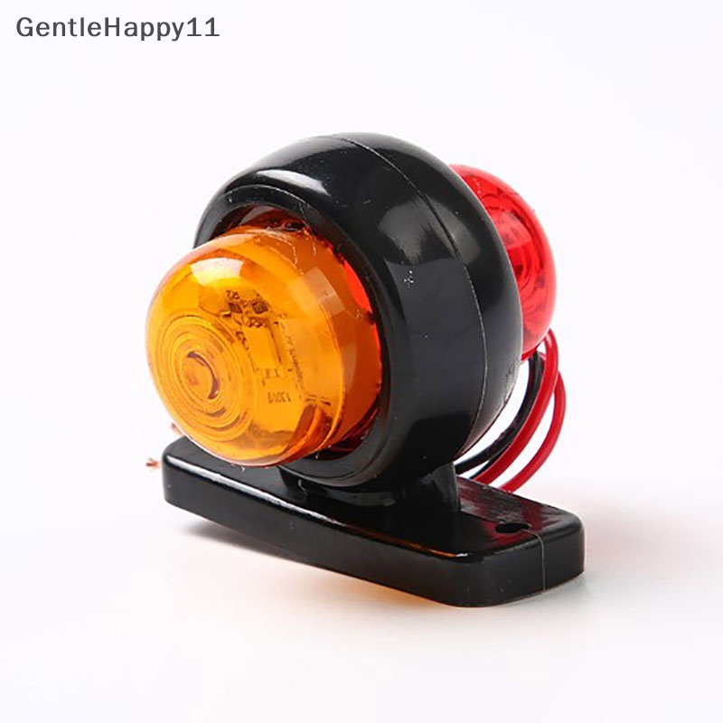 Gentlehappy 2PCS Lampu Truk Trailer LED Penanda Samping Lorry Clearance Lamps Lampu Parkir id