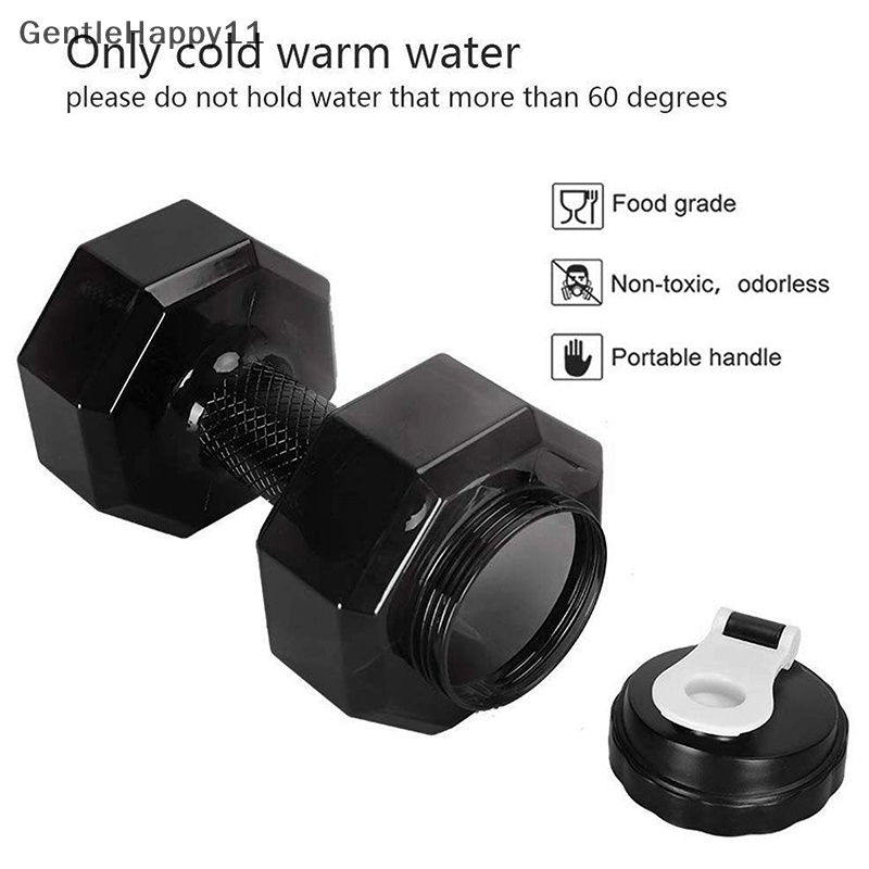 Gentlehappy Workout Water Dumbbell Weight Lost Pelangsing Fitness Gym Peralatan Olahraga Botol id