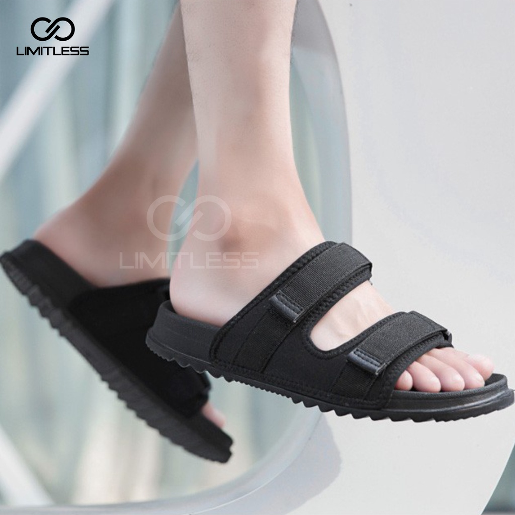 Sendal Selop Cowok Terbaru 2023 Dewasa Fashionable Sandal Pria Slop Mose Kekinian Sandal Distro Pria Slide